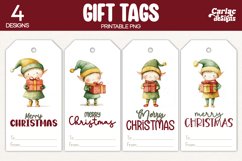 elf gift tags