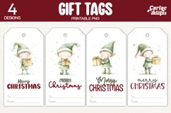 elf gift tags