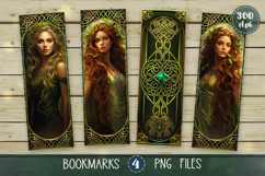 Bookmarks design - the Elf Girl 2 - Celtic Magic. Product Image 1
