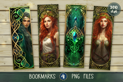 Bookmarks design - the Elf Girl - Celtic Magic. Product Image 1