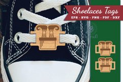 Elf Legs Shoelaces Tags Laser Cut SVG Product Image 1