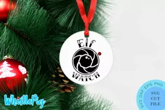 Elf Watch Svg Christmas Svg Christmas Ornament Svg Product Image 1