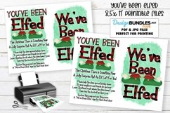 You've Been Elfed Printable JPG & PDF |Buffalo Plaid Product Image 1