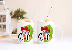 Christmas Family Pyjamas Sublimation | Christmas Elf Family Product Image 2