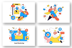 10 Email Marketing Illustration Product Image 3