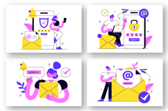 10 Email Verification Vector Illustration Product Image 2