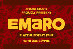 Emaro - Playful Display Font Product Image 1