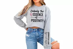 Embody The Essence Of Sleeve SVG, Positive SVG Design Product Image 2