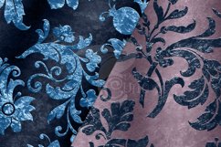 Embossed Blue Velvet Textures Product Image 4