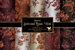 Embossed Russet Velvet Textures Product Image 1