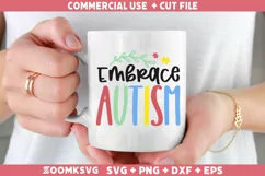 Embrace Autism SVG | Autism SVG | Autism PNG Product Image 2