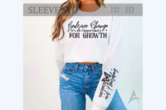 Embrace Change Its an Opportunity Sleeve SVG Design Product Image 1