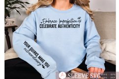 Embrace imperfection Sleeve SVG Product Image 2