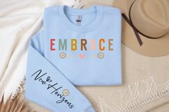 Embrace Sleeve SVG Design, Encouragement SVG Product Image 2