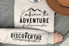 Embrace the adventure of entrepreneurship Sleeve SVG Product Image 1