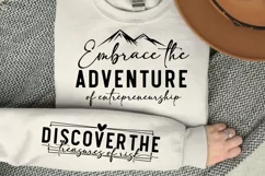 Embrace the adventure of entrepreneurship Sleeve SVG Product Image 1