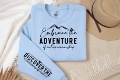 Embrace the adventure of entrepreneurship Sleeve SVG Product Image 2