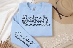 Embrace the challenges of entrepreneurship Sleeve SVG Product Image 2