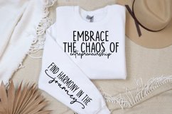 Embrace the chaos of entrepreneurship Sleeve SVG Product Image 3