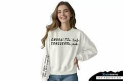 Embrace The Climb Sleeve SVG, Motivational SVG Design Product Image 2