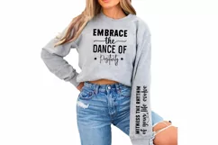 Embrace The Dance Of Sleeve SVG, Positive SVG Design Product Image 2