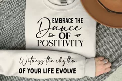 Embrace The Dance Of Positivity SVG, Sleeve SVG Design Product Image 1