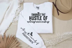 Embrace the hustle of entrepreneurship Sleeve SVG Product Image 2