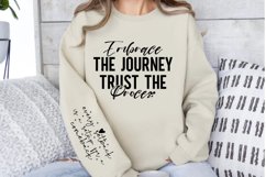 Embrace the journey trust Sleeve SVG, Inspirational SVG Product Image 3