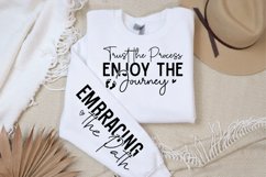 Trust The Process Enjoy Sleeve SVG, Inspirational SVG Design Product Image 3