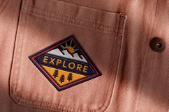 Embroidered Badge Scene Product Image 1