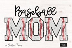 Embroidered Baseball Mom Chenille Patch PNG | Baseball PNG Product Image 4