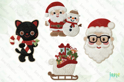Embroidered Christmas Clipart Product Image 1