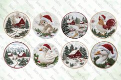 Embroidered Christmas Farm Ornament Bundle Product Image 5