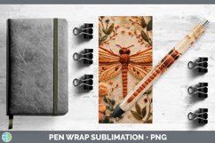 GorgeousEmbroidered Pen Wrap design.