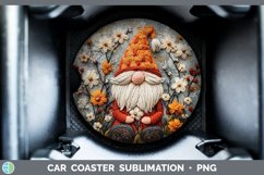 GorgeousEmbroidered Car Coaster design.