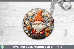 GorgeousEmbroidered Keychain design.