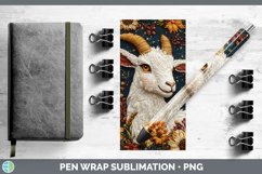 GorgeousEmbroidered Pen Wrap design.