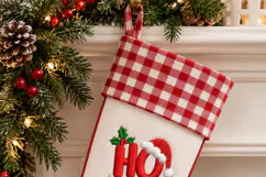 Ho Ho Ho Xmas Machine Embroidery Design Product Image 7