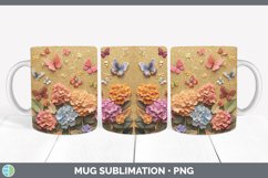 GorgeousEmbroidered Mug Wrap design.