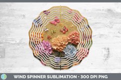 GorgeousEmbroidered Wind Spinner design.