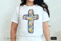 Floral Embroidered John 3:16 PNG | Christian PNG Product Image 3