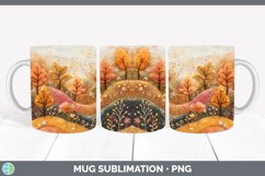 GorgeousEmbroidered Mug Wrap design.