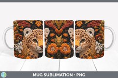 GorgeousEmbroidered Mug Wrap design.