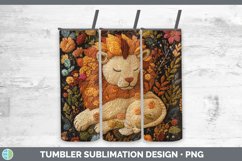 GorgeousEmbroidered Tumbler design.