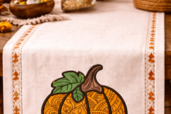 Decorative Pumpkin Embroidery Design Fall Pattern Pumpkin Product Image 3
