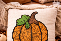 Decorative Pumpkin Embroidery Design Fall Pattern Pumpkin Product Image 5