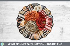 GorgeousEmbroidered Wind Spinner design.