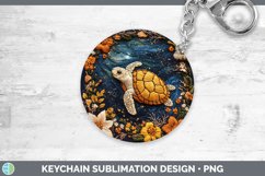 GorgeousEmbroidered Keychain design.