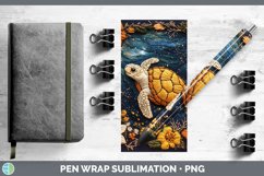 GorgeousEmbroidered Pen Wrap design.