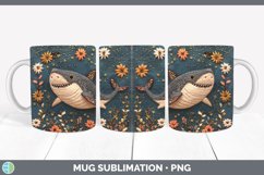 GorgeousEmbroidered Mug Wrap design.